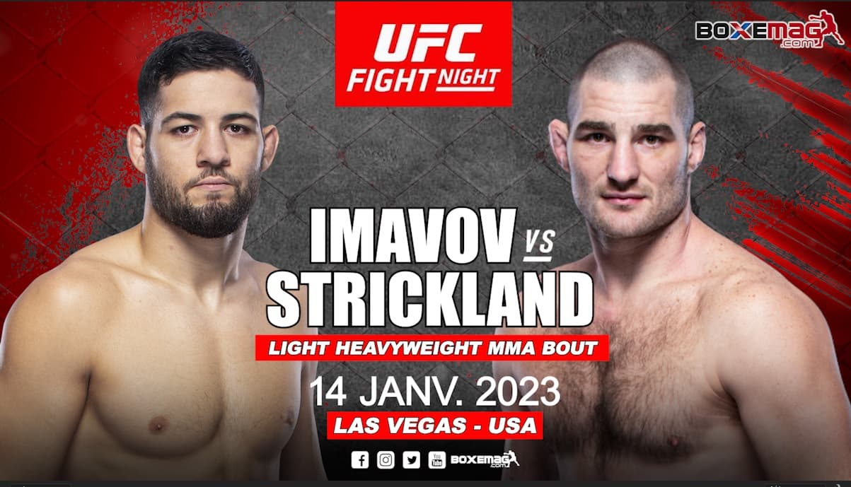 Nassourdine Imavov vs Sean Strickland : UFC poids moyens, revanche historique en 2024