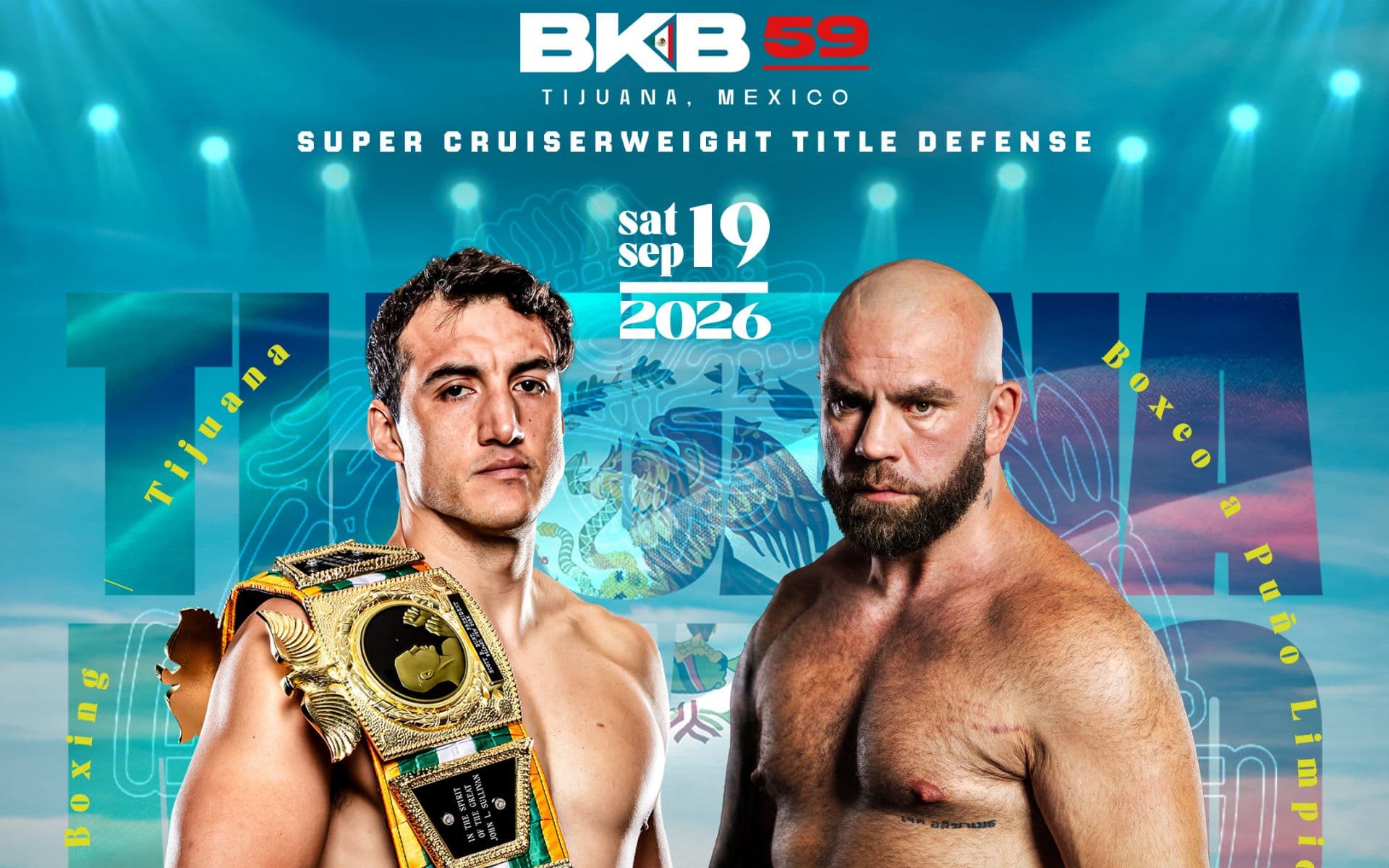 BKB 59 : Le Mexique écrit l’histoire du bare-knuckle avec deux titres mondiaux en jeu