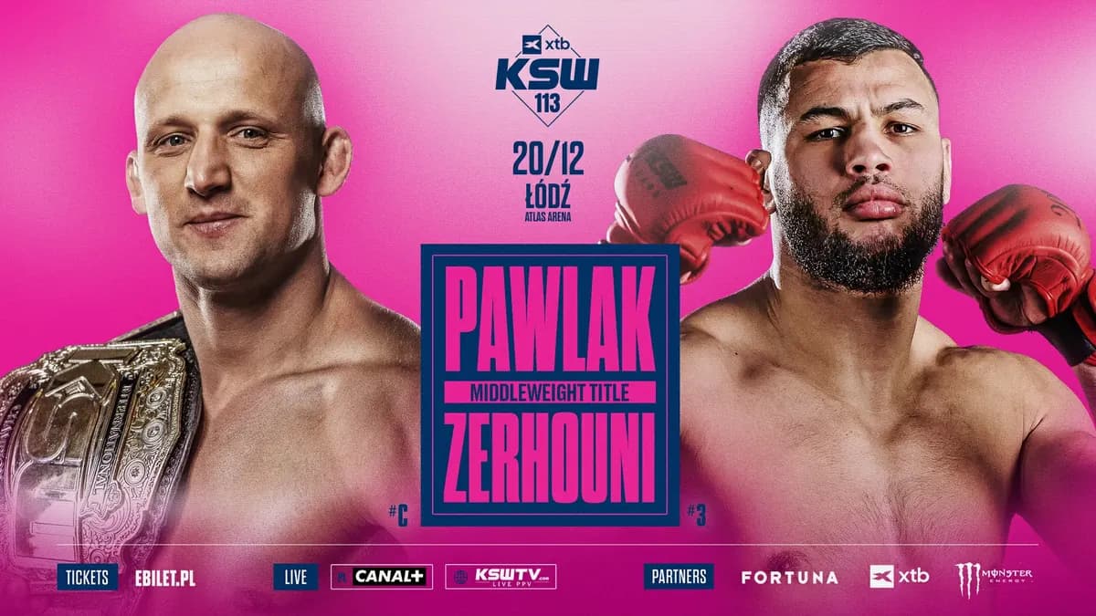 XTB KSW 117 : Varsovie vibre au MMA, où le titre et les valeurs se mêlent