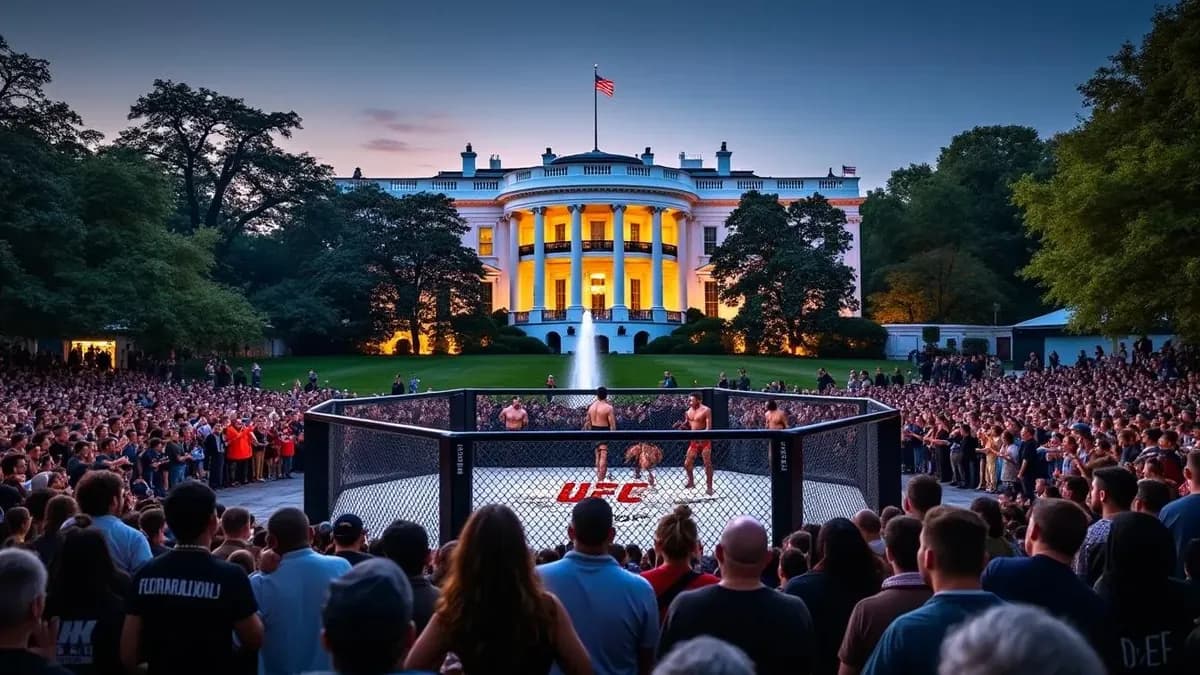 L’UFC frappe fort avec un gala historique à la Maison-Blanche : 1 million de dollars en crypto pour un KO légendaire