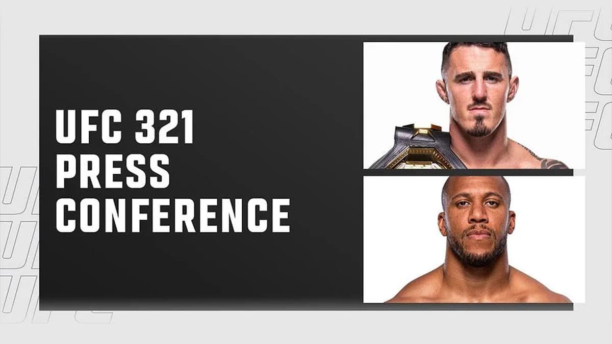 UFC 321 : Abu Dhabi s’embrase avant le choc Aspinall vs Gane – Retour sur une conférence de presse électrique UFC 321 : Abu Dhabi s’embrase avant le choc Aspinall vs Gane – Retour sur une conférence de presse électrique