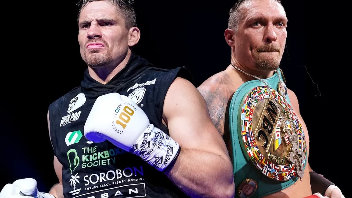 Boxe : Usyk conserve son titre malgré un arrêt prématuré très critiqué face à Verhoeven