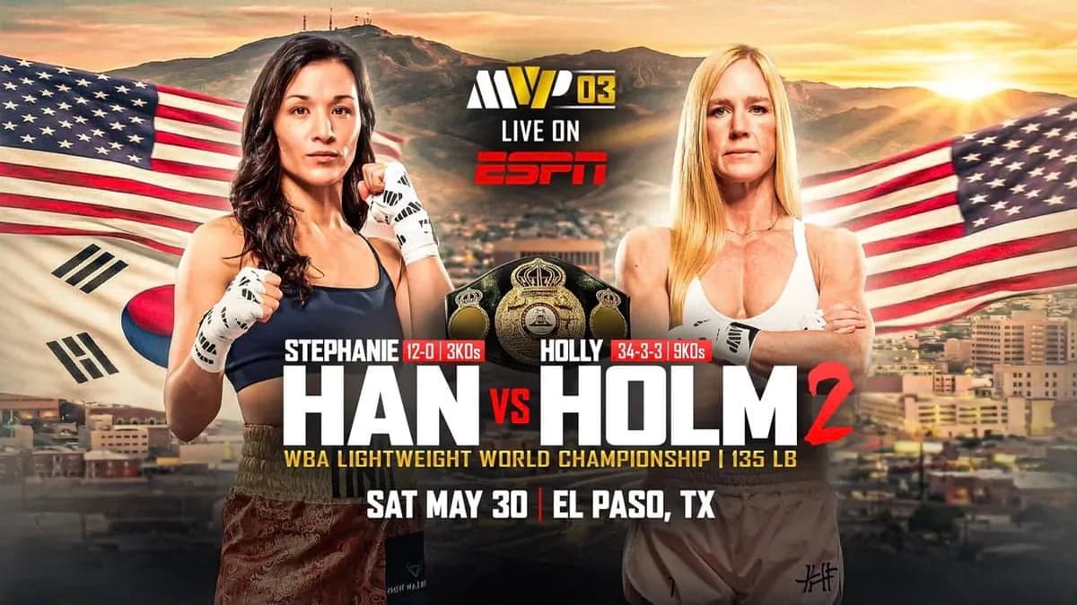 Han et Holm s’affrontent pour une revanche titrée à El Paso