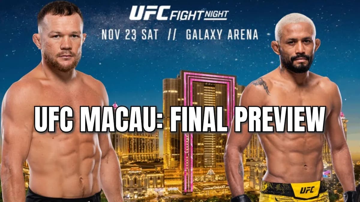 Macao 2026 : Un événement UFC Fight Night riche en combats titanesques et en surprises