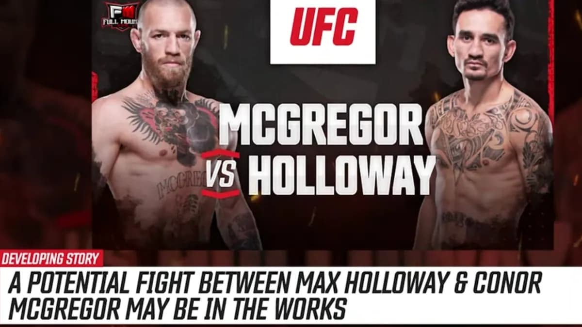 McGregor et Holloway s’affrontent en mi-moyens : un duel historique pour l’UFC