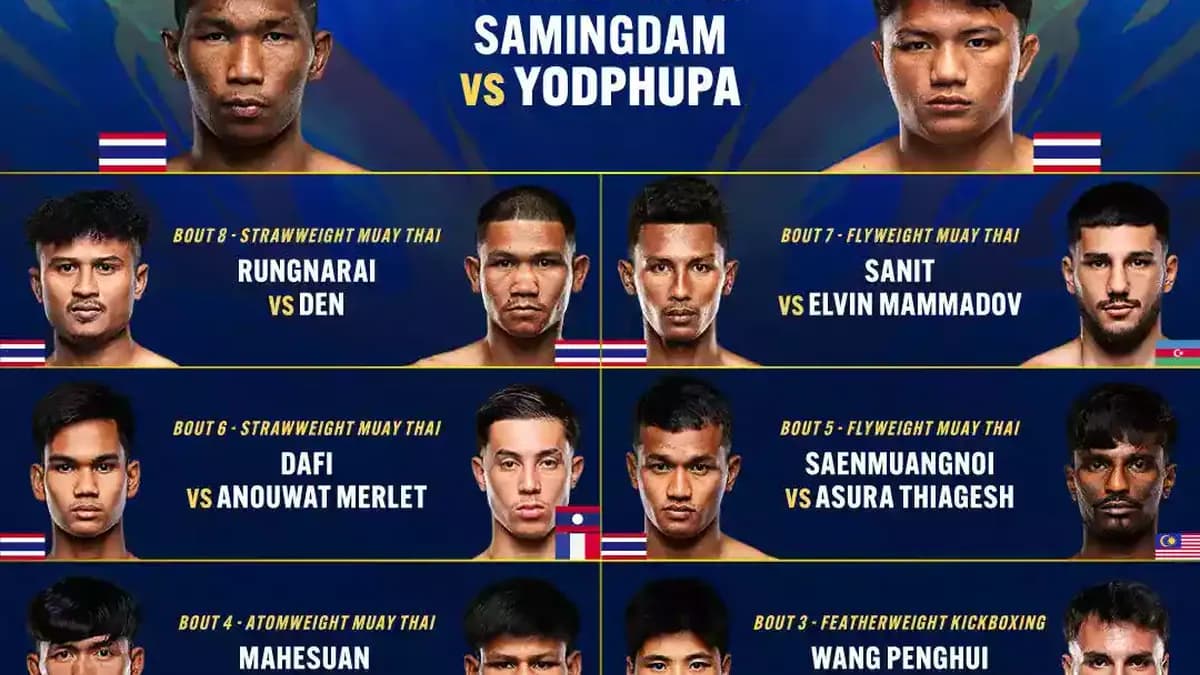 Duel légendaire : ONE vs Lumpinee à Bangkok Duel légendaire : ONE vs Lumpinee à Bangkok