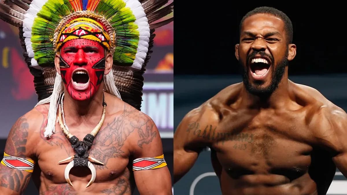 Le champion Jon Jones pointe du doigt les lacunes techniques d'Alex Pereira lors de l'UFC 250