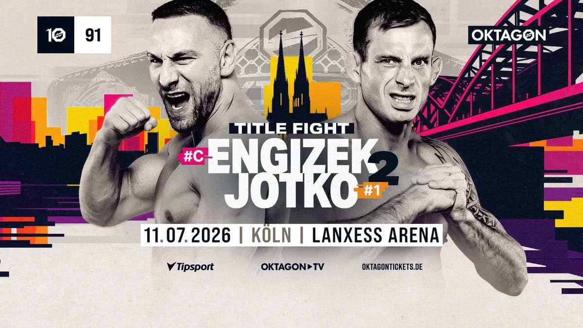 Le grand duel des poids moyens à ne pas manquer : Jotko défie Engizek pour le titre OKTAGON 91
