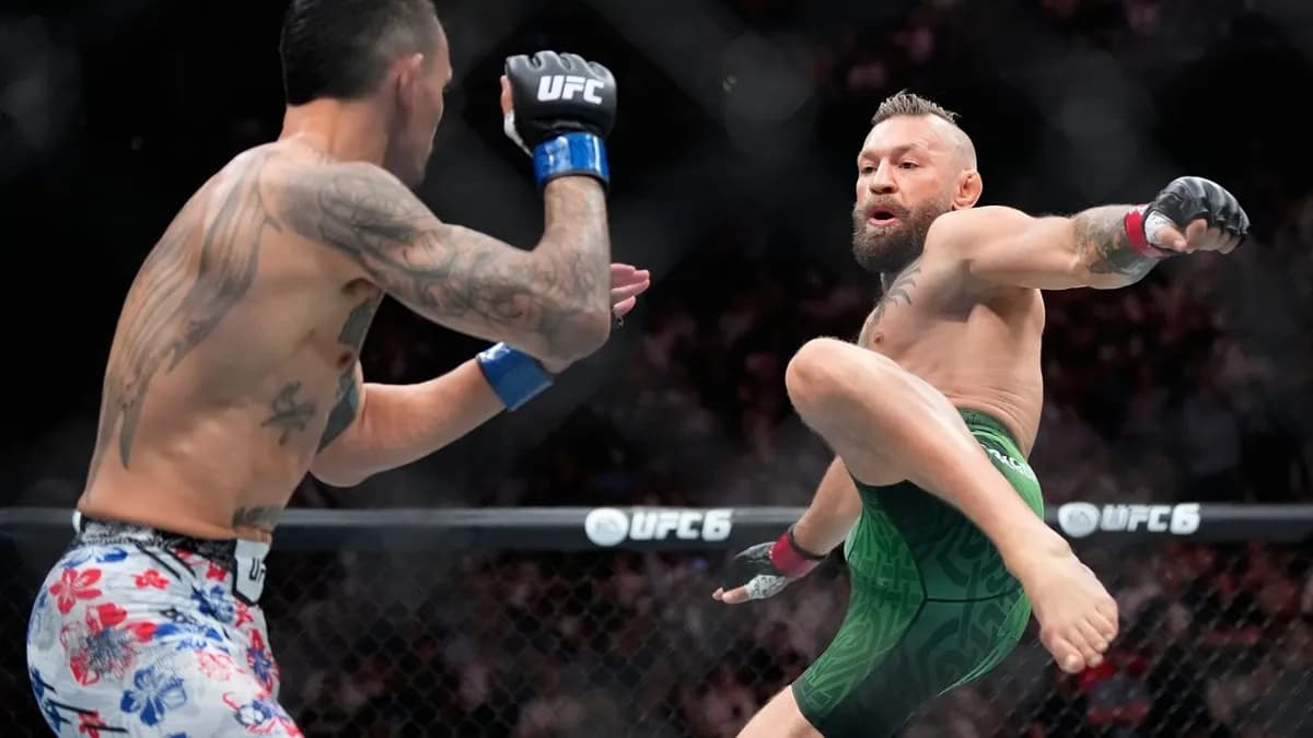 L’UFC 329 : McGregor de retour en fanfare, mais son genou trahit son ambition face à Holloway L’UFC 329 : McGregor de retour en fanfare, mais son genou trahit son ambition face à Holloway