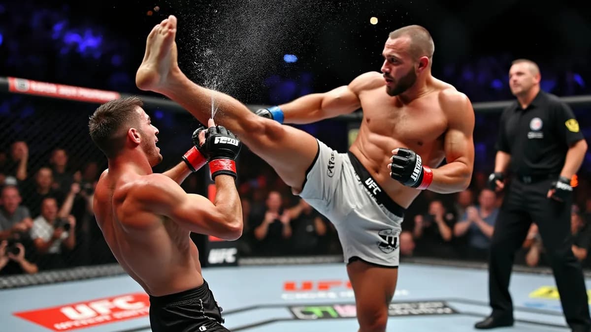 The Brazilian confirms his prodigy status by dominating his opponent in under two rounds The Brazilian confirms his prodigy status by dominating his opponent in under two rounds