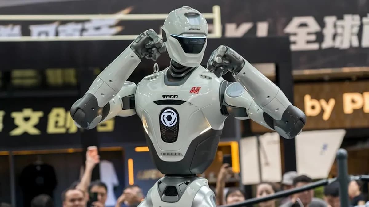 Humanoid robots face off: the futuristic MMA experience staged in Shenzhen Humanoid robots face off: the futuristic MMA experience staged in Shenzhen