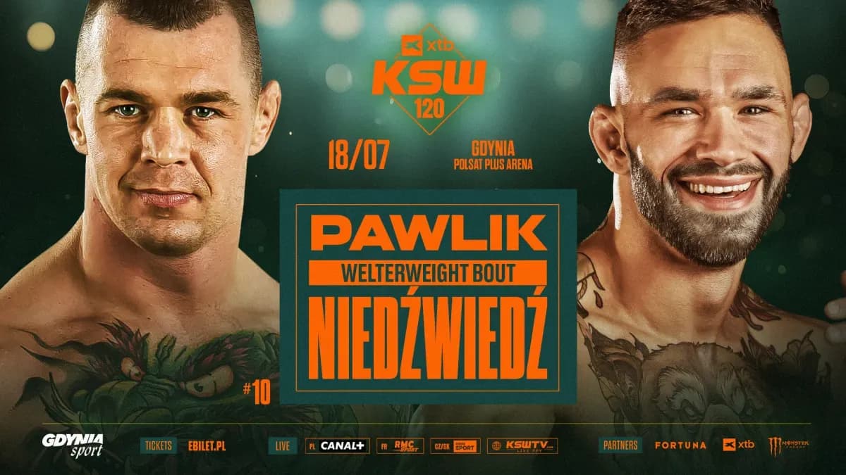 Niedźwiedź l’emporte sans partage au XTB KSW 120 Niedźwiedź l’emporte sans partage au XTB KSW 120