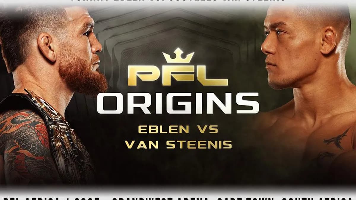 Johnny Eblen secures the PFL middleweight interim title after a decisive bout against Impa Kasanganay Johnny Eblen secures the PFL middleweight interim title after a decisive bout against Impa Kasanganay