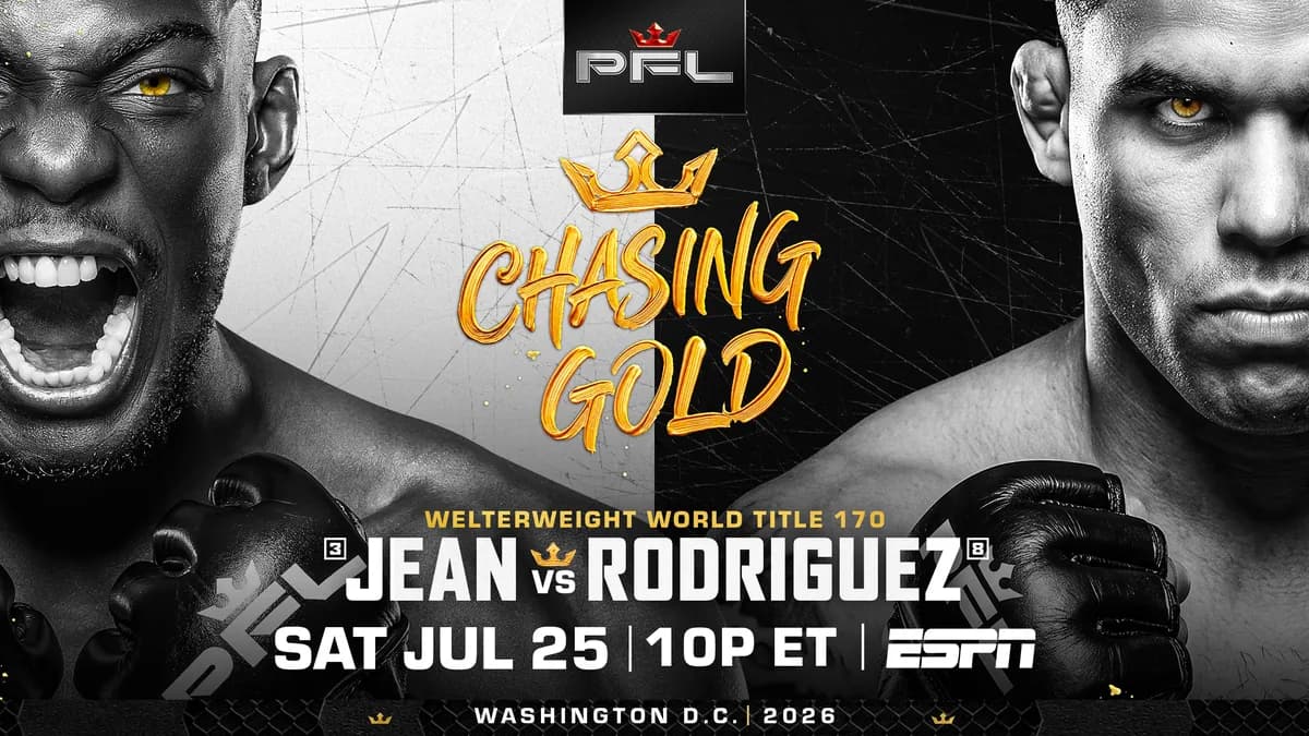 Thad Jean défie et domine Ernesto Rodriguez pour remporter le titre des mi-moyens PFL, dans un combat où il a dû faire face à l'imprévu. Thad Jean défie et domine Ernesto Rodriguez pour remporter le titre des mi-moyens PFL, dans un combat où il a dû faire face à l'imprévu.