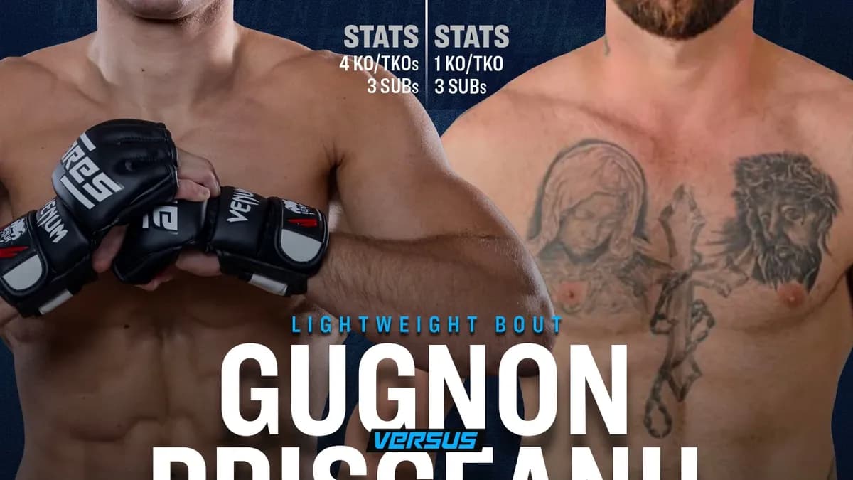 Noah Gugnon impressionne dès son entrée dans l'UFC Noah Gugnon impressionne dès son entrée dans l'UFC