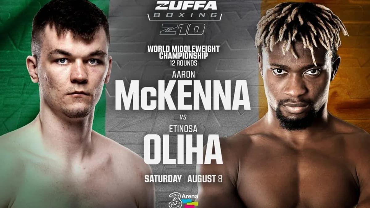 Le choc des poids moyens à Dublin : McKenna et Oliha s'affrontent pour le titre mondial IBF, avec un programme riche en surprises Le choc des poids moyens à Dublin : McKenna et Oliha s'affrontent pour le titre mondial IBF, avec un programme riche en surprises