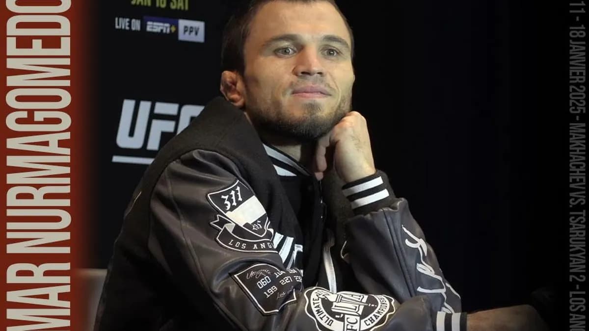Le champion russe Umar Nurmagomedov fustige le comportement de Merab Dvalishvili lors d'un incident en Géorgie, qualifiant son attitude de "manque de respect flagrant" Le champion russe Umar Nurmagomedov fustige le comportement de Merab Dvalishvili lors d'un incident en Géorgie, qualifiant son attitude de "manque de respect flagrant"