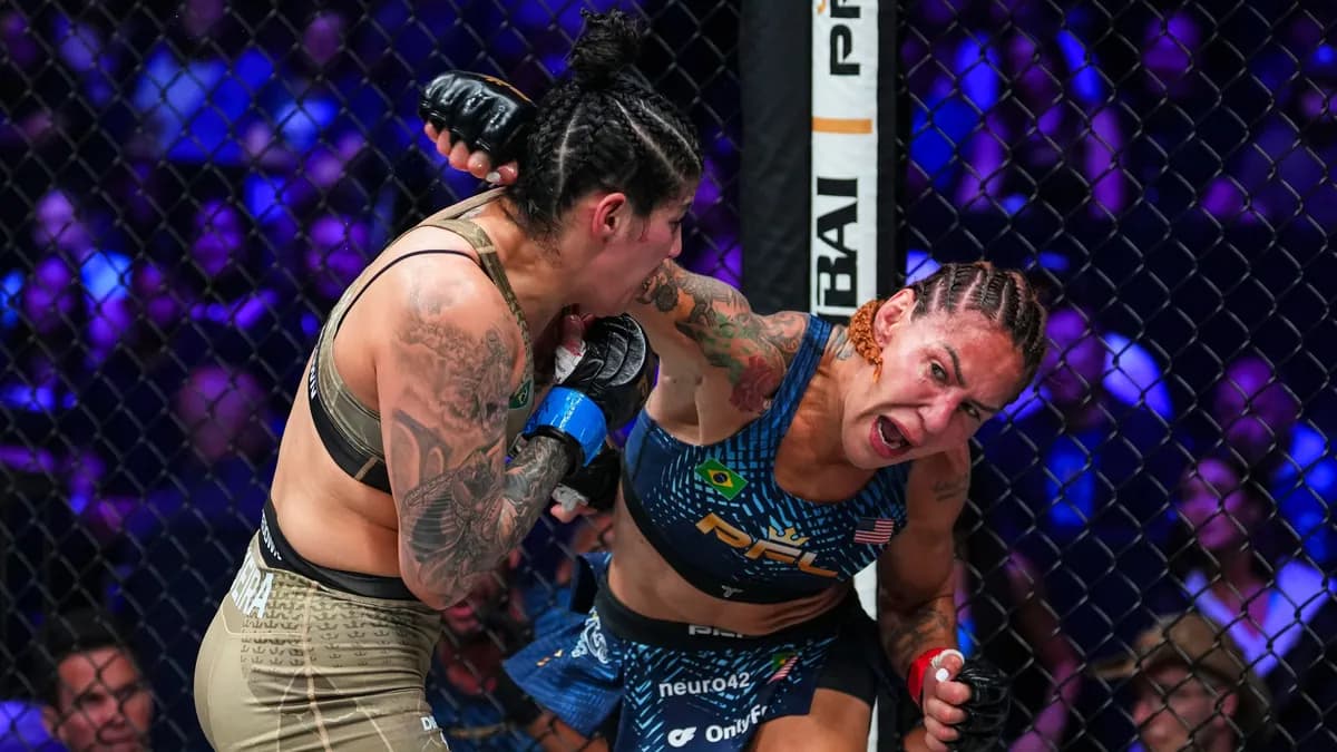Après une domination sans partage à Tampa, Cris Cyborg maintient son règne en poids plumes PFL et lance de nouveaux défis Après une domination sans partage à Tampa, Cris Cyborg maintient son règne en poids plumes PFL et lance de nouveaux défis