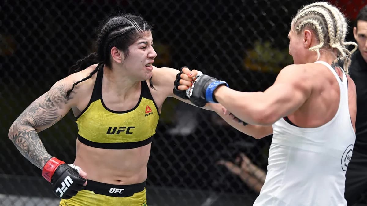 Licenciée malgré un palmarès exceptionnel, la Brésilienne Kelten Vieira devient le symbole d'une injustice pour les amateurs de MMA Licenciée malgré un palmarès exceptionnel, la Brésilienne Kelten Vieira devient le symbole d'une injustice pour les amateurs de MMA