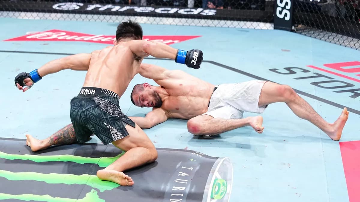 Nurmagomedov sacrifié par un détail tactique en kickboxing : l’uppercut qui a mis fin à son combat Nurmagomedov sacrifié par un détail tactique en kickboxing : l’uppercut qui a mis fin à son combat
