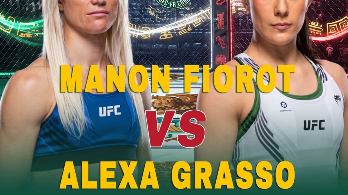 Duel historique à Noche UFC 4 : Manon Fiorot défie Alexa Grasso pour le titre vacant des poids mouches Duel historique à Noche UFC 4 : Manon Fiorot défie Alexa Grasso pour le titre vacant des poids mouches