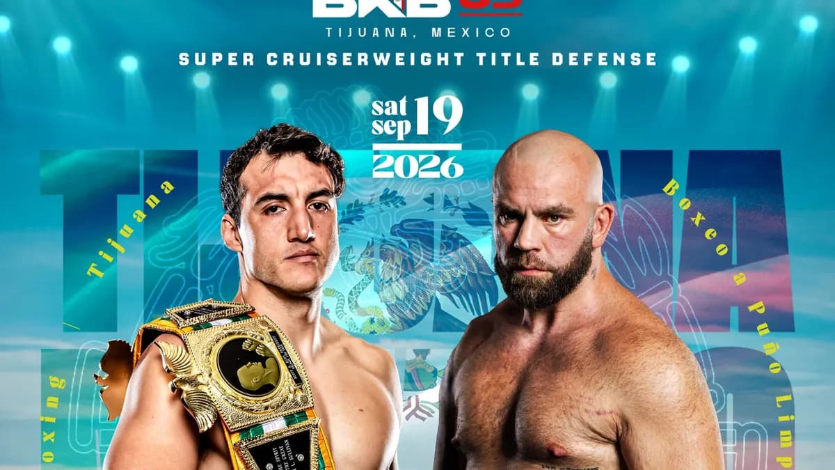 Tijuana accueille le premier gala BKB au Mexique le 19 septembre : Fernández, Ulloa et les autres prêts à marquer l’histoire Tijuana accueille le premier gala BKB au Mexique le 19 septembre : Fernández, Ulloa et les autres prêts à marquer l’histoire