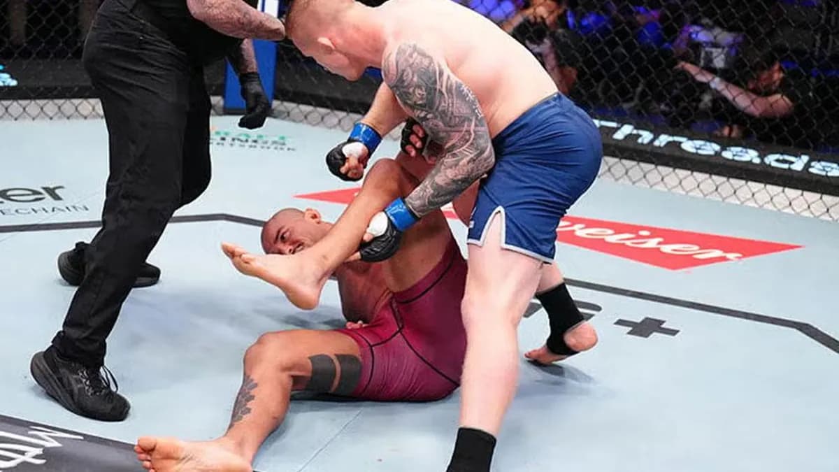 Iwo Baraniewski falls to Alonzo Menifield at UFC 331, ending a nine-fight winning streak Iwo Baraniewski falls to Alonzo Menifield at UFC 331, ending a nine-fight winning streak