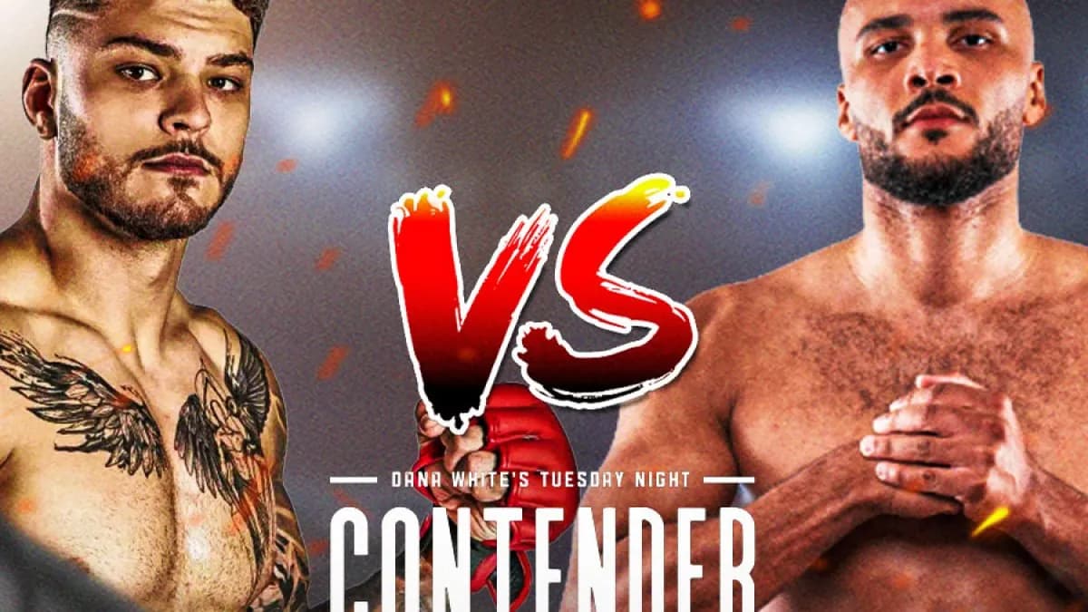 An explosive heavyweight showdown with a UFC contract on the line An explosive heavyweight showdown with a UFC contract on the line