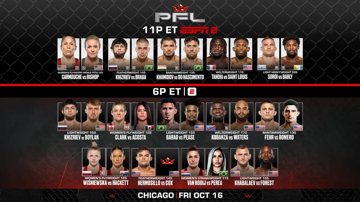 Two fiery rematches in Chicago: Carmouche and Bishop clash for the women’s flyweight title Two fiery rematches in Chicago: Carmouche and Bishop clash for the women’s flyweight title