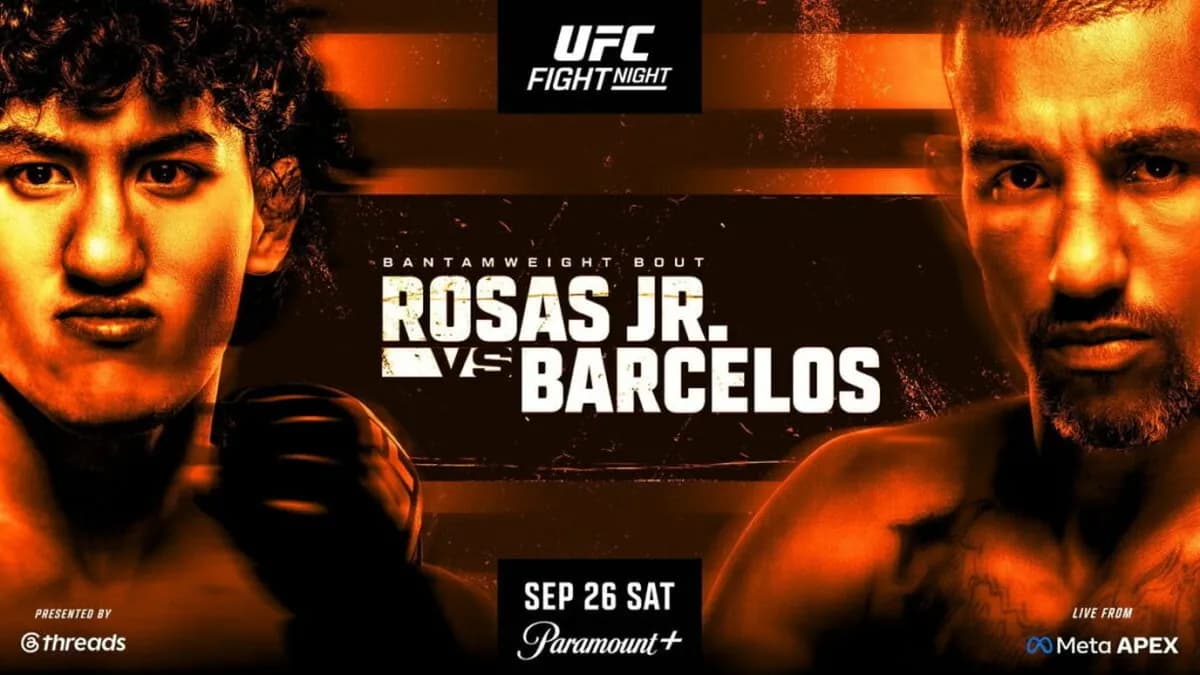 Raul Rosas Jr. turns the tables on Raoni Barcelos in the final moments in Las Vegas Raul Rosas Jr. turns the tables on Raoni Barcelos in the final moments in Las Vegas