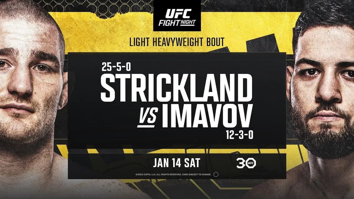 Title Defense: Sean Strickland Faces Nassourdine Imavov in First Rematch Bout Title Defense: Sean Strickland Faces Nassourdine Imavov in First Rematch Bout