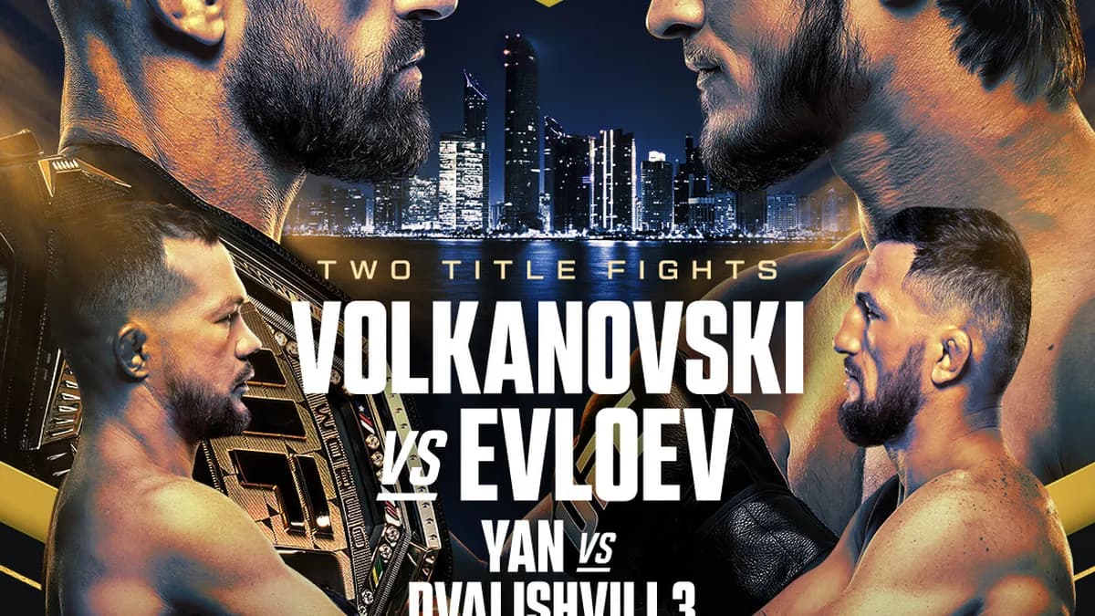 Volkanovski and Evloev clash for the featherweight title in Abu Dhabi Volkanovski and Evloev clash for the featherweight title in Abu Dhabi