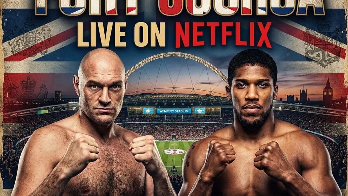 Fury et Joshua : un duel de regards et de taquineries avant le choc Netflix Fury et Joshua : un duel de regards et de taquineries avant le choc Netflix