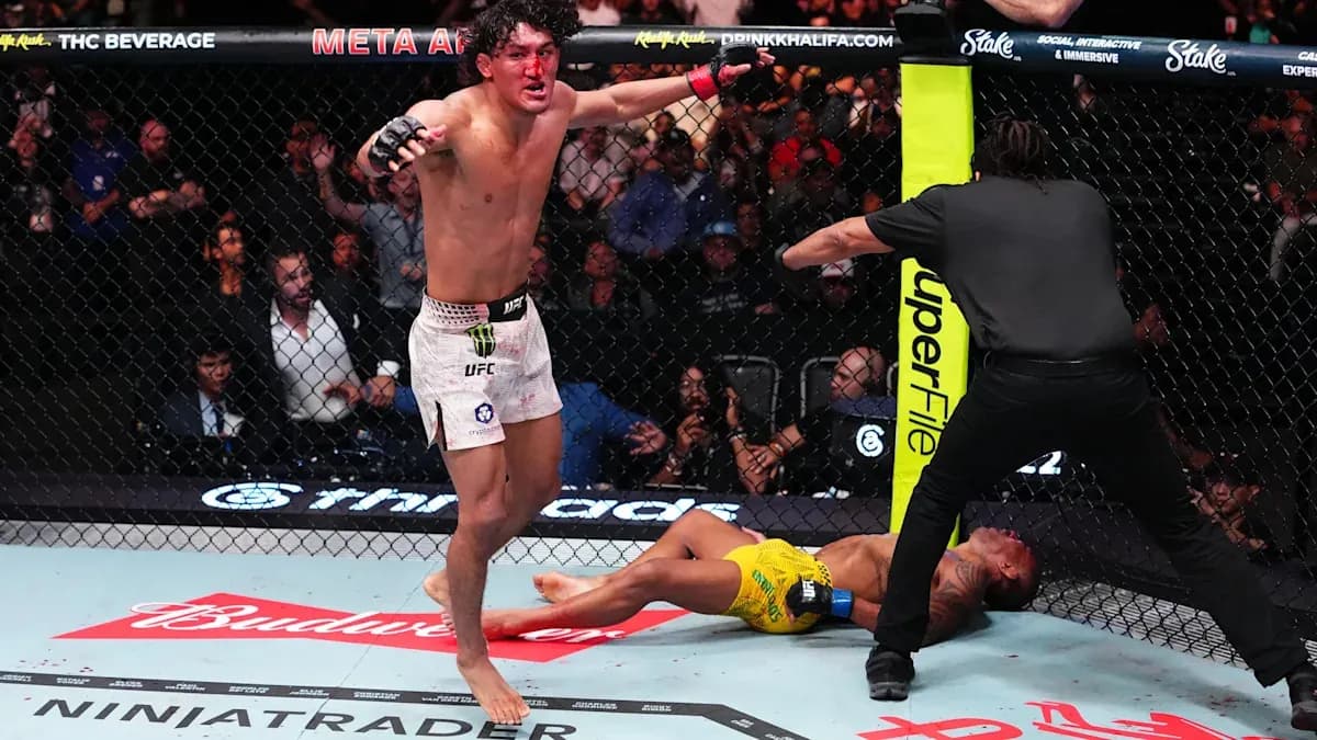 Barcelos under medical supervision after brain swelling during UFC Vegas 121 Barcelos under medical supervision after brain swelling during UFC Vegas 121