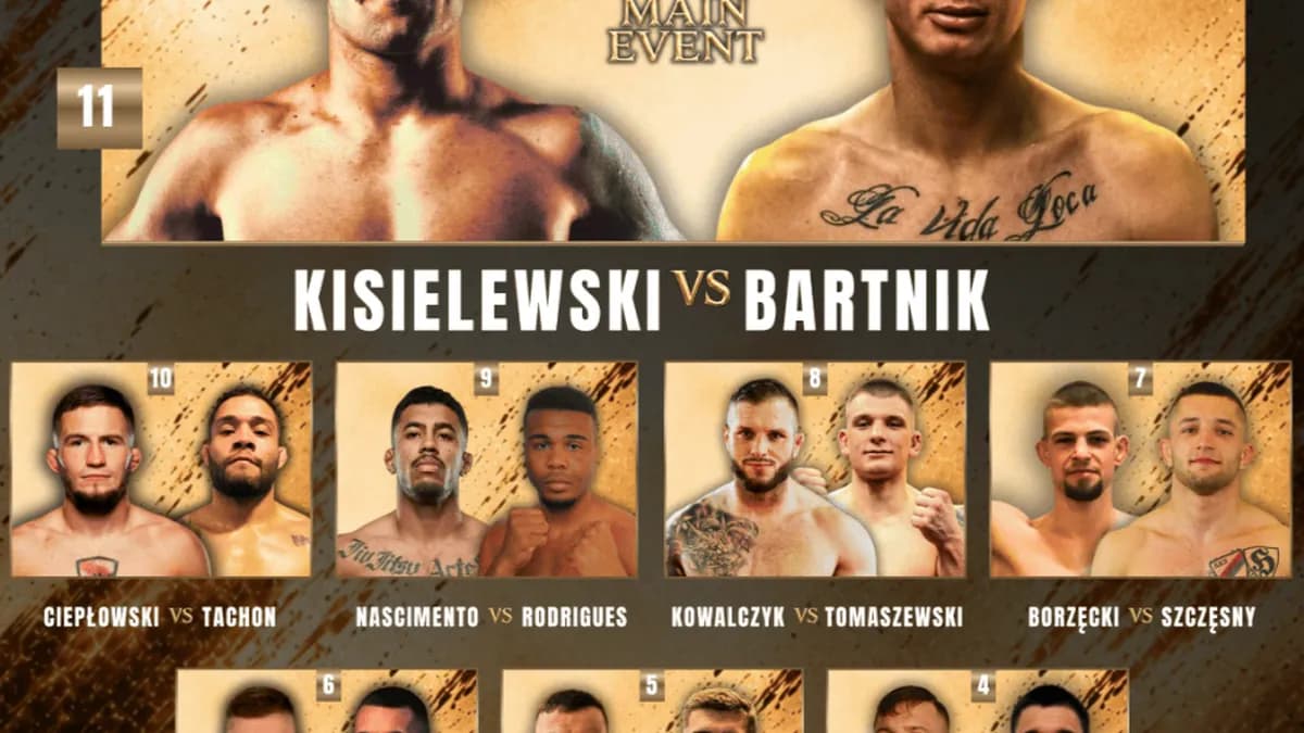 Technical welterweight clash: Kisielewski faces Bartnik in Łódź on October 3 Technical welterweight clash: Kisielewski faces Bartnik in Łódź on October 3
