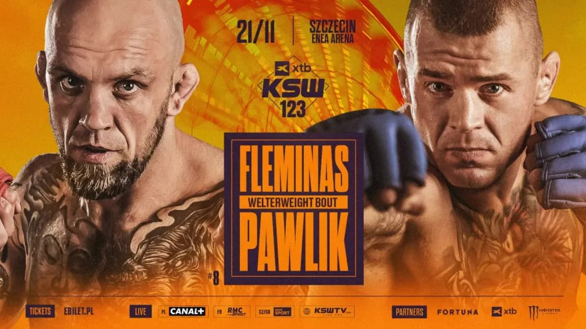 KSW 123 : L'affrontement spectaculaire entre Fleminas et Pawlik à ne pas manquer KSW 123 : L'affrontement spectaculaire entre Fleminas et Pawlik à ne pas manquer