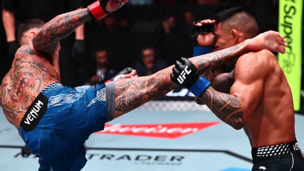 Andre Fili écrase Kai Kamaka III par un KO à 22 secondes à Vegas Andre Fili écrase Kai Kamaka III par un KO à 22 secondes à Vegas