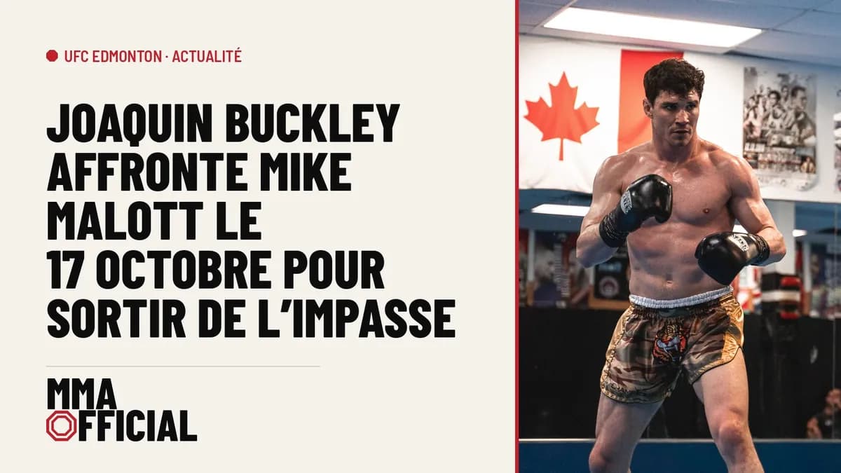 Mike Malott, l’outsider canadien qui défie les pronostics en tête d’affiche à Edmonton