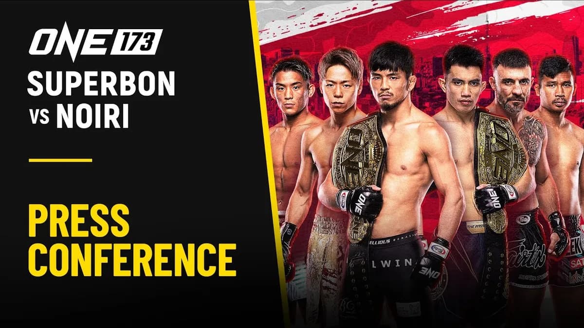 ONE 173 : Superbon vs. Noiri – La Conférence de Presse en Direct, Dernier Acte Avant le Choc des Titans