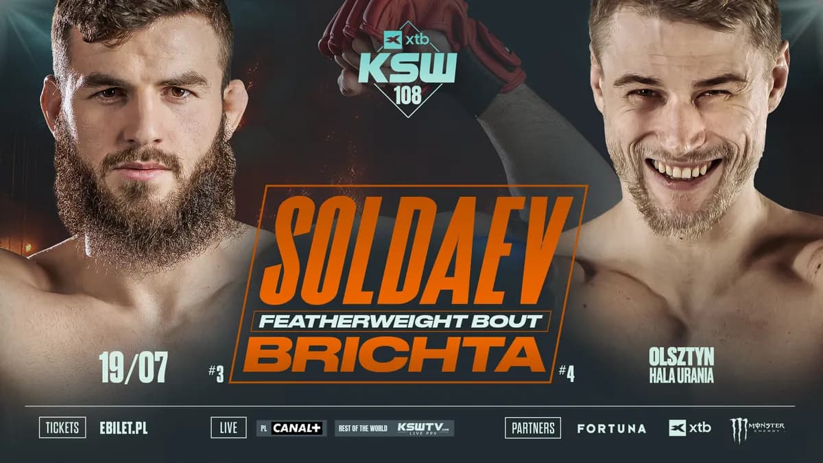 XTB KSW 112 : Soldaev vs Kaczmarczyk, un choc explosif à 222 PLN pour le titre intérimaire !
