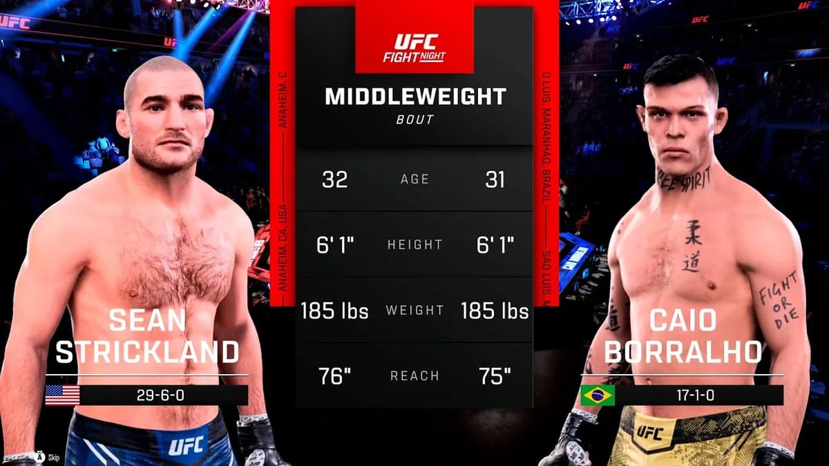 Sean Strickland Déchire Caio Borralho : "Son Double Weight Cut à l'UFC Paris a Tout Détruit"