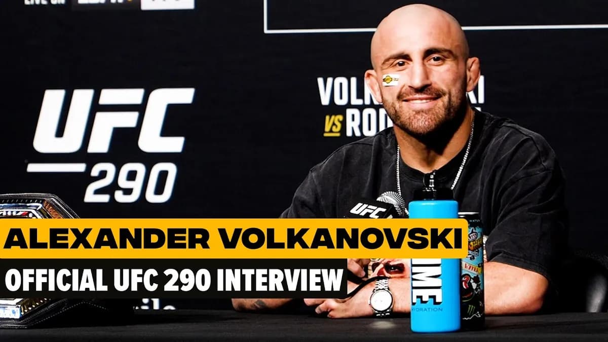 Alexander Volkanovski : "Je suis loin d'être fini !"