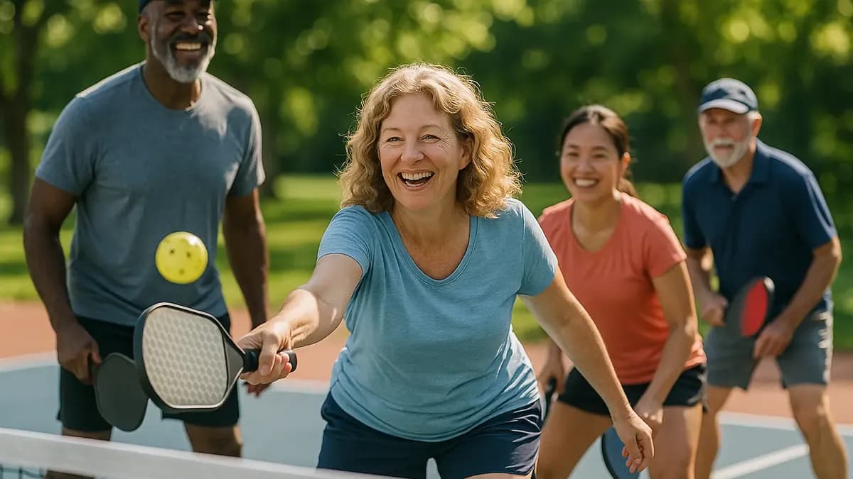 Pickleball : le sport en pleine croissance qui fait du bien à votre corps