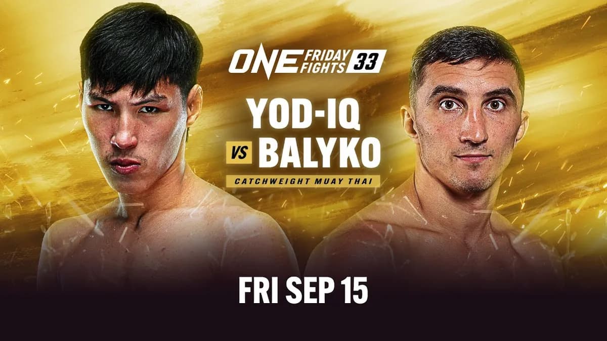Rematch Yod-IQ contre Balyko à ONE Friday Fights 137 : Un duel explosif en perspective