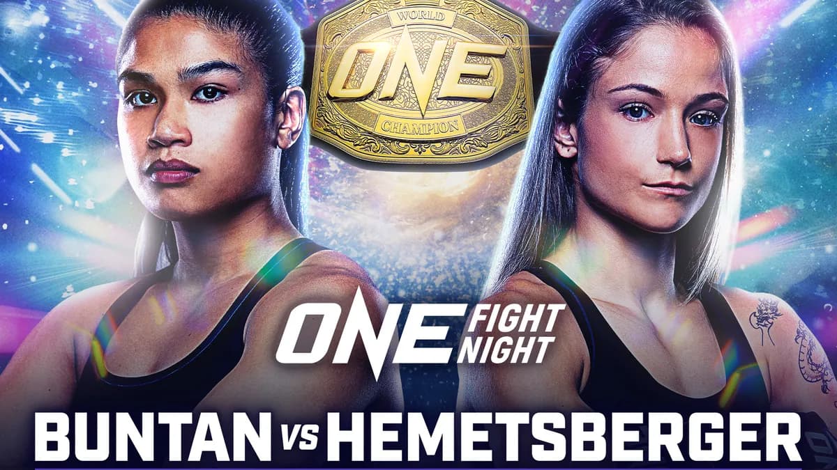 Buntan vs Hemetsberger pour le titre de la ONE, Lee vs Isojima en MMA léger à ONE Fight Night 40