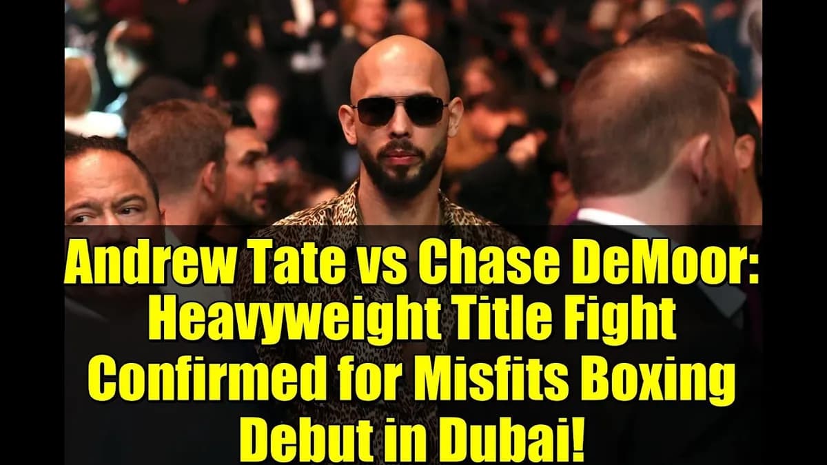 Andrew Tate vs Chase DeMoor : les meilleurs moments du combat à Dubaï