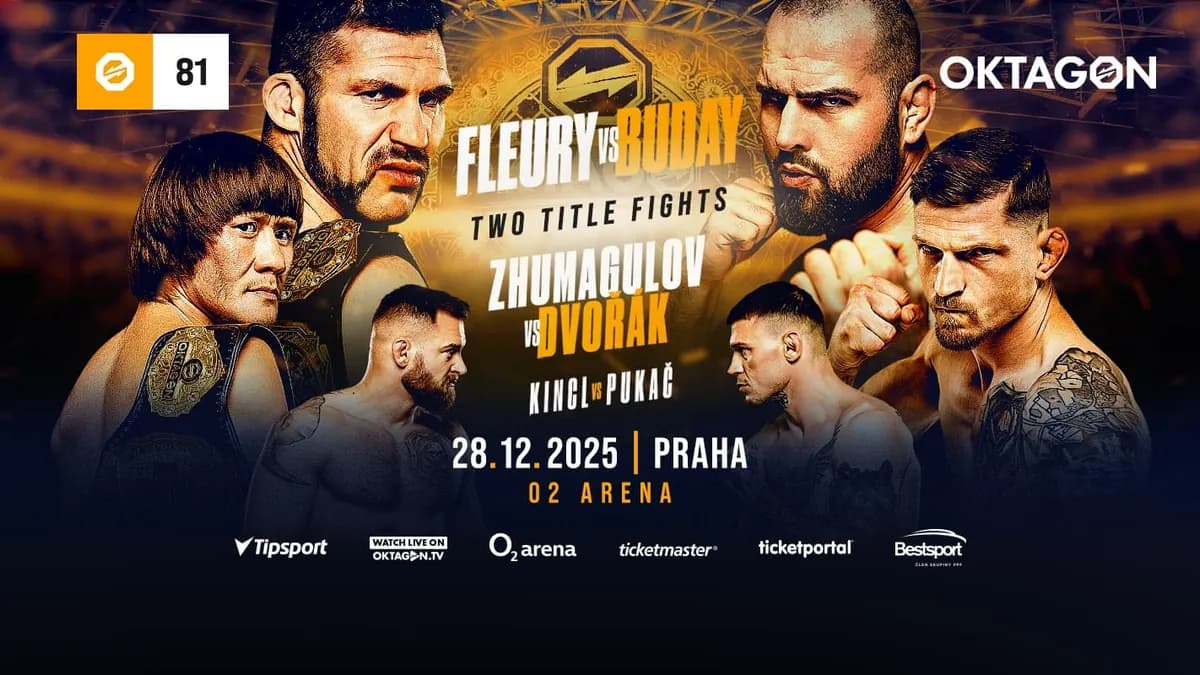 OKTAGON 81: Fleury vs Buday - Un Gala de MMA à ne pas manquer à Prague !