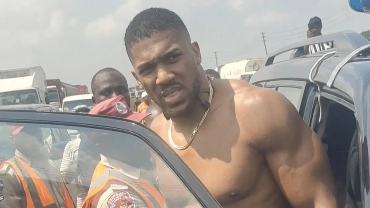 Garde à vue : le chauffeur d'Anthony Joshua après l'accident mortel au Nigeria