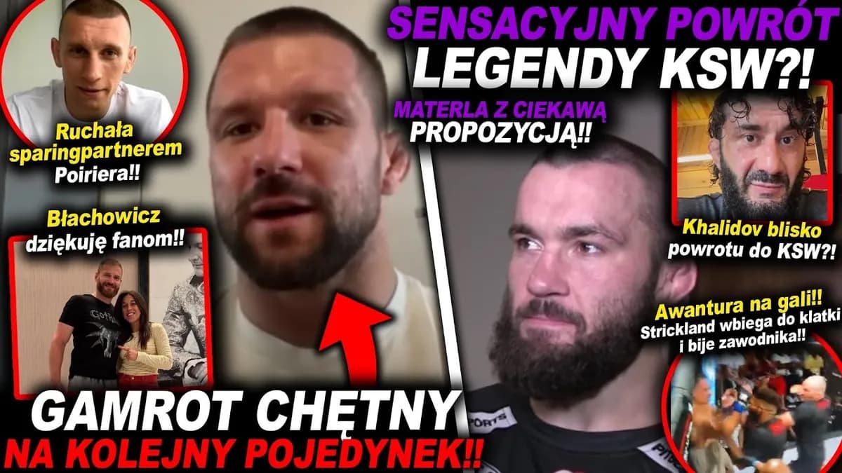 Retour de Błachowicz et Gamrot chez KSW ? Lewandowski ouvre la porte
