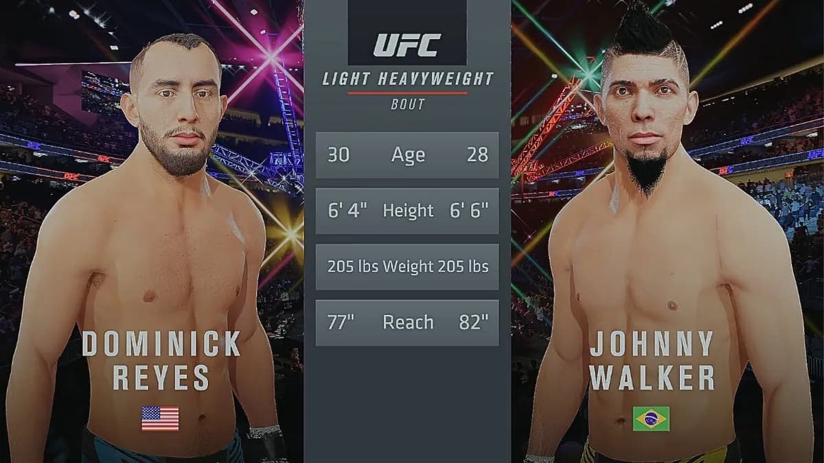 Johnny Walker défie Dominick Reyes: "Je vais le manger vivant"